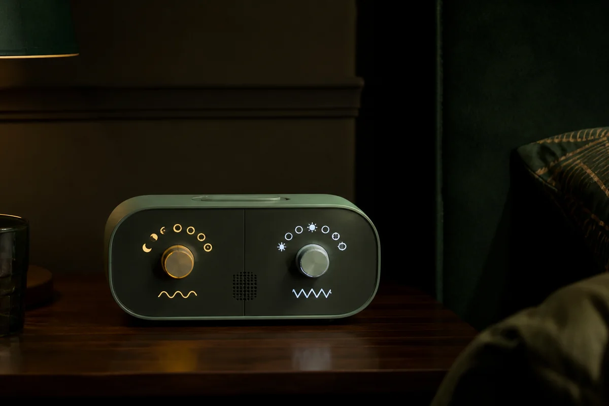 Dual alarm clock configured with two independent schedules and wake sources