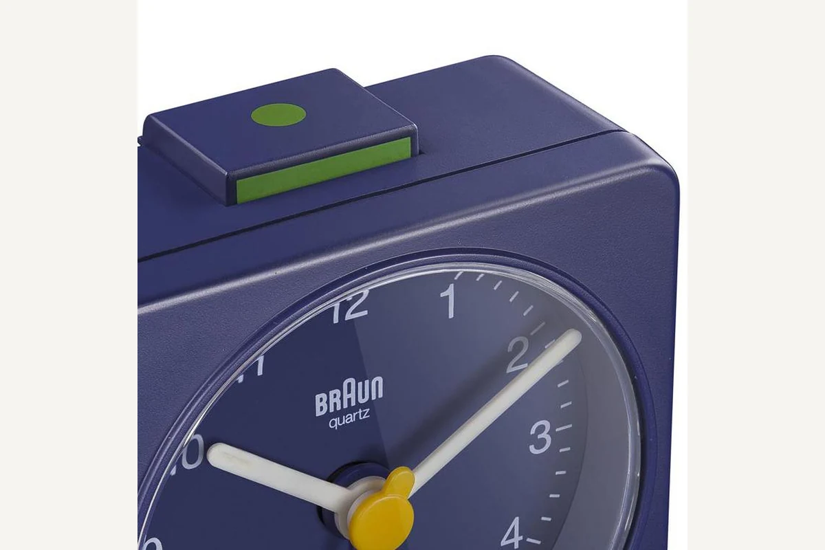 Braun BC02 shown for Travel Alarm Clocks: Compact, Independent, and Easy to Reset
