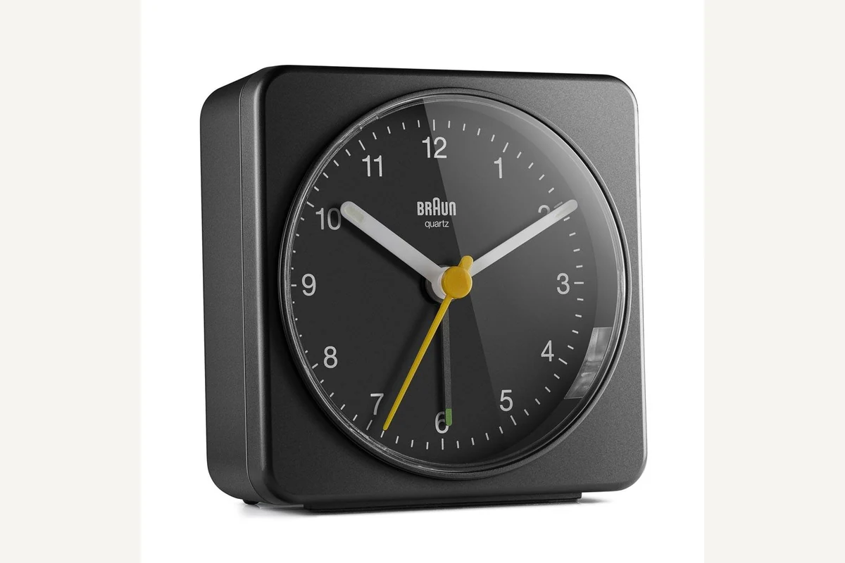 Braun BC03 shown for Alarm Clock Types: Choose by Wake-Up Signal