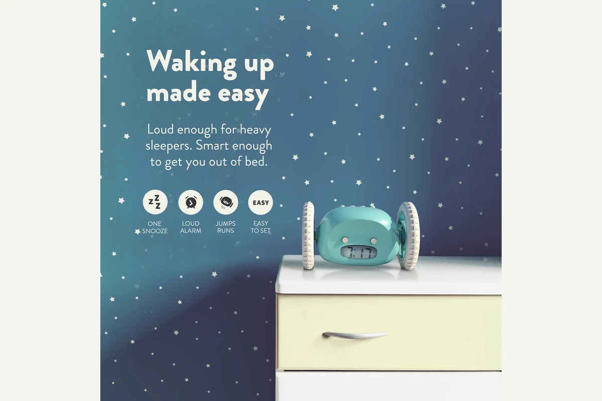 Clocky shown for Alarm Clocks for Heavy Sleepers: Build a Signal Chain