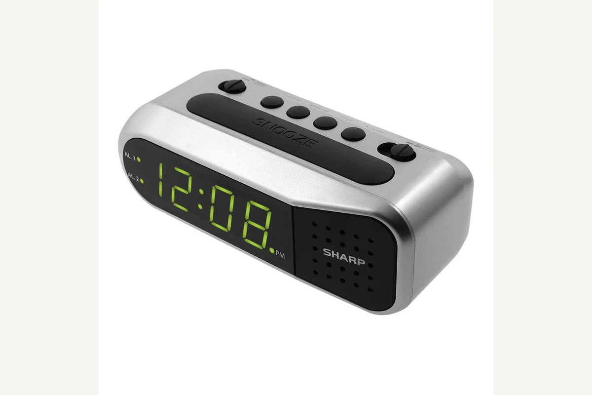 Sharp SPC100D shown for Dual Alarm Clocks: Two Times Are Not the Whole Feature