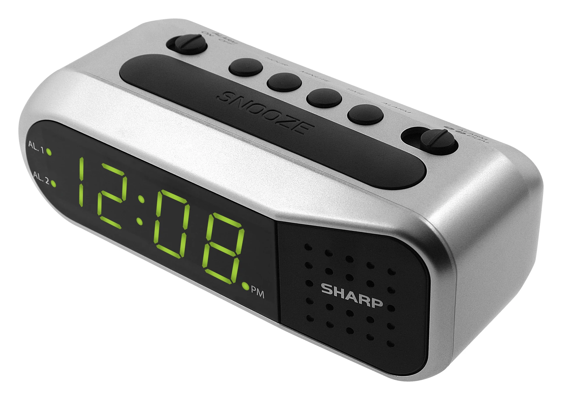 Sharp SPC100D shown for Dual Alarm Clocks: Two Times Are Not the Whole Feature