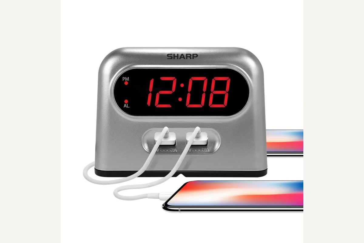 Sharp SPC189 shown for Alarm Clock Battery Backup: What It Actually Powers