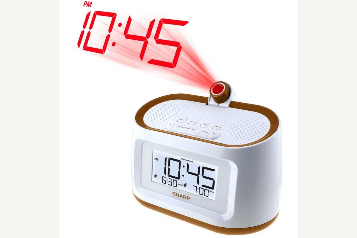 Sharp SPC585 shown for Projection Alarm Clocks: Check the Image Before the Extras