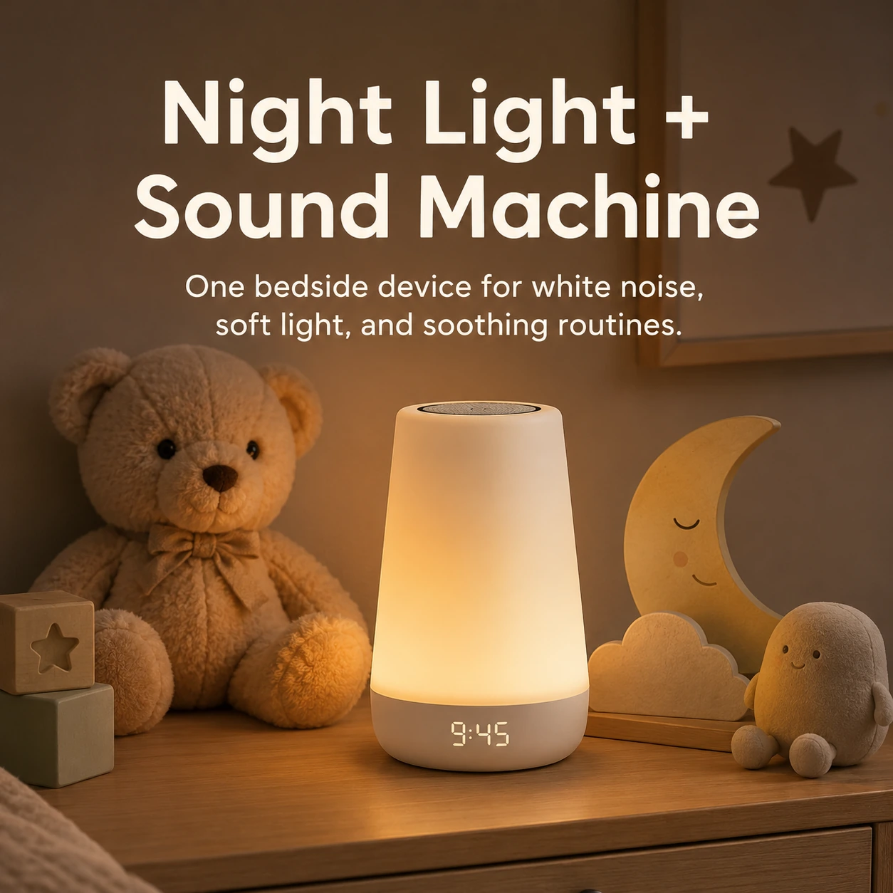 Hatch Rest+ 2nd Gen night light and sound machine setup
