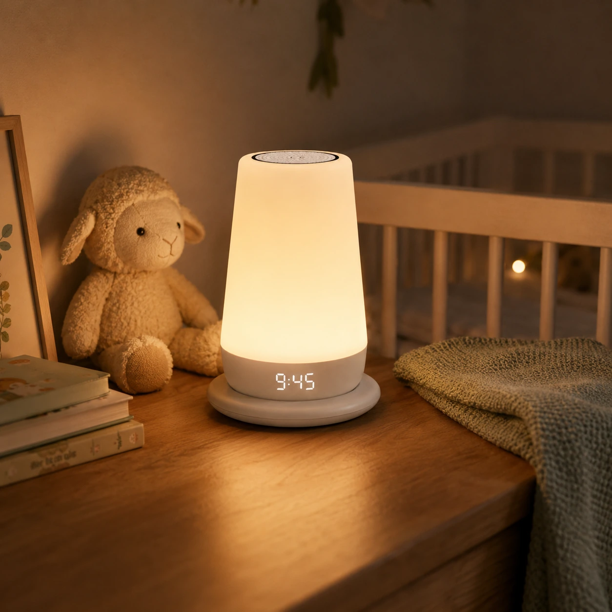 Hatch Rest+ 2nd Gen shown for Alarm Clocks for Kids: A Clear Morning Rule Comes First