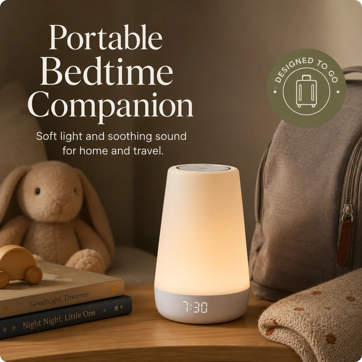 Hatch Rest+ 2nd Gen portable bedtime companion card
