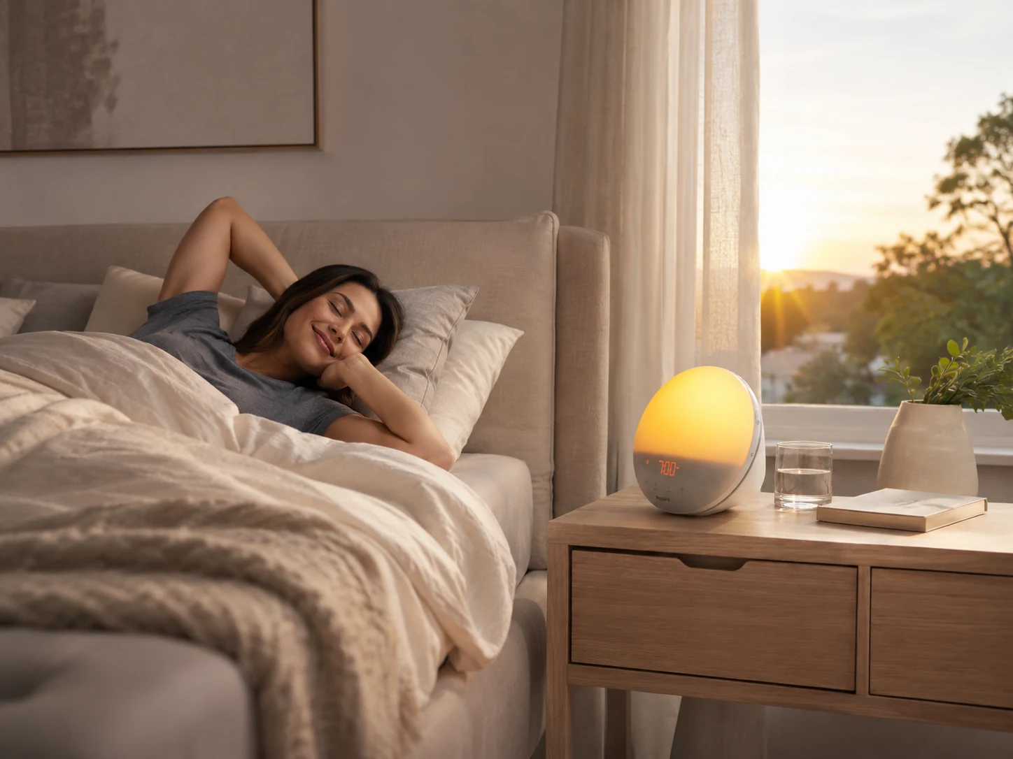 Philips SmartSleep HF3520/60 shown for Dual Alarm Clocks: Two Times Are Not the Whole Feature