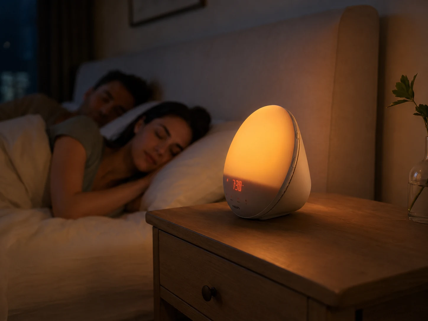Philips SmartSleep HF3520/60 shown for Alarm Clocks for Couples with Different Schedules